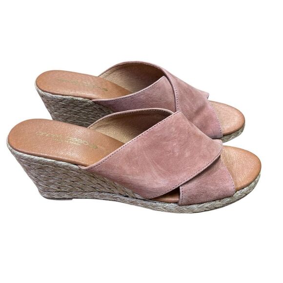 Andre Assous Amber Blush Wedge Sandal NWB Size 40/10 - Picture 4 of 8
